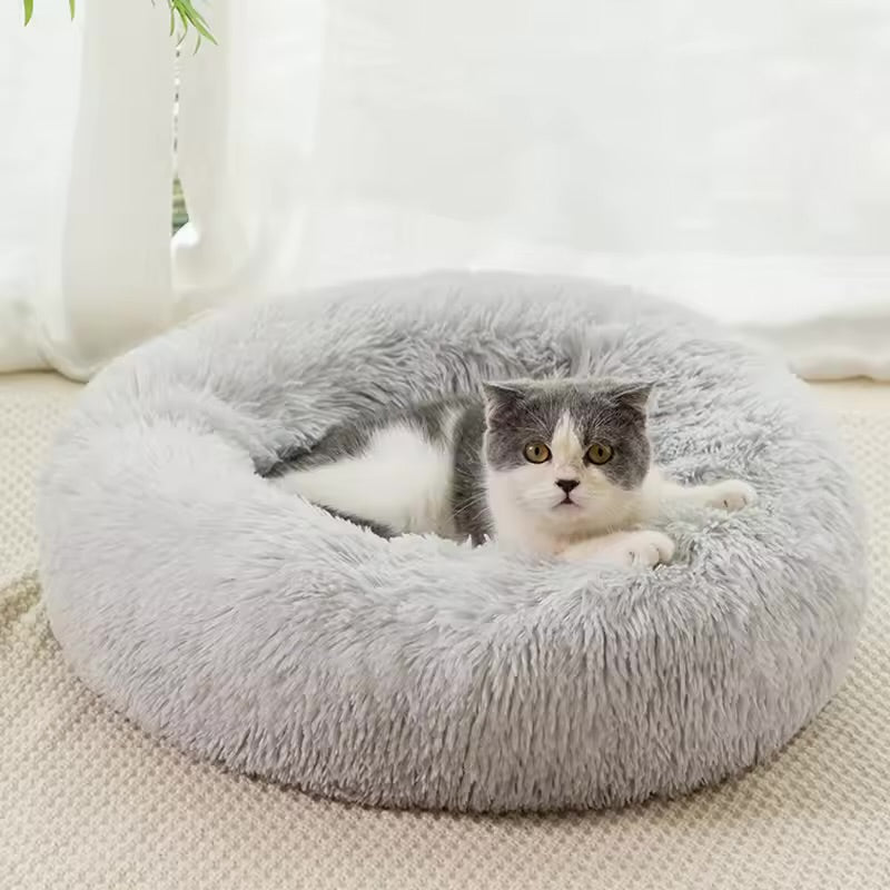 PetNest™ Cozy Plush Calming Bed