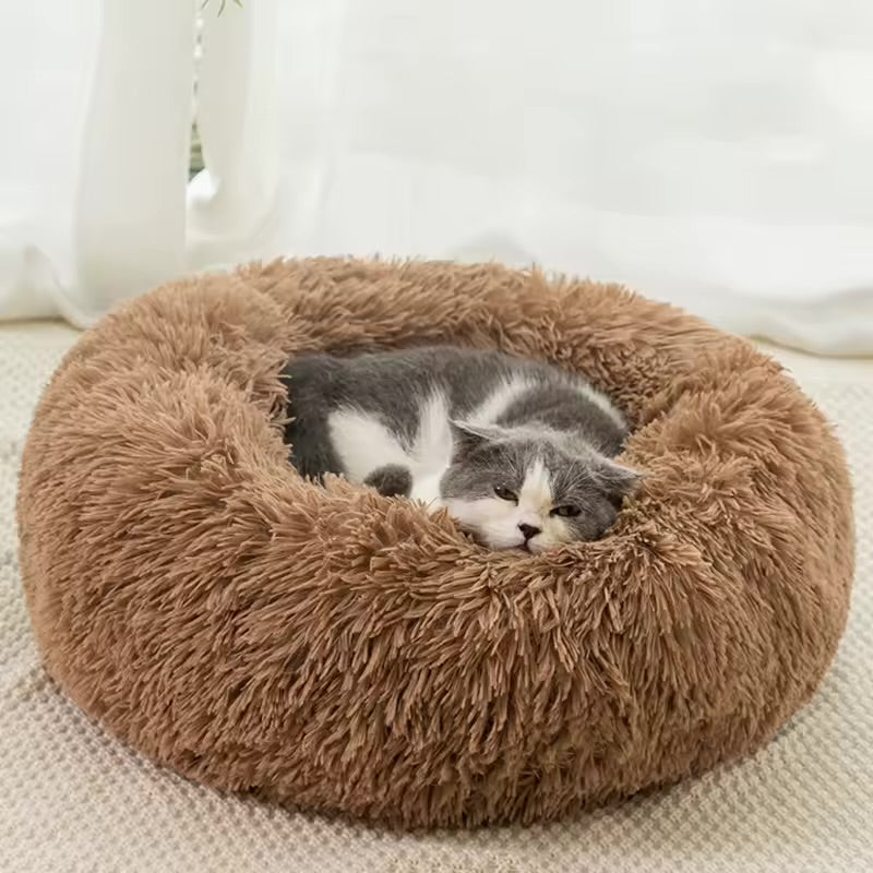 PetNest™ Cozy Plush Calming Bed