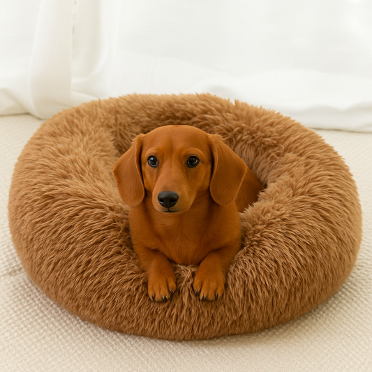 PetNest™ Cozy Plush Calming Bed