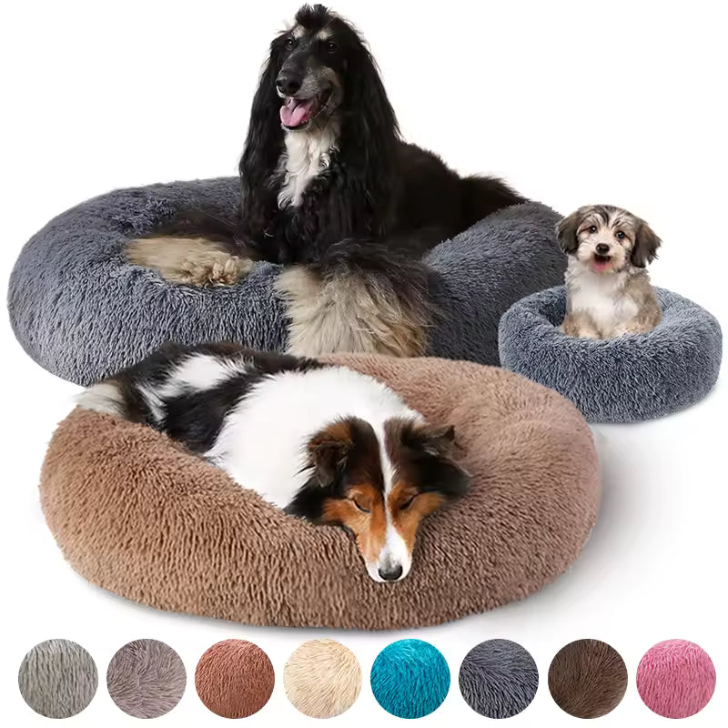 PetNest™ Cozy Plush Calming Bed