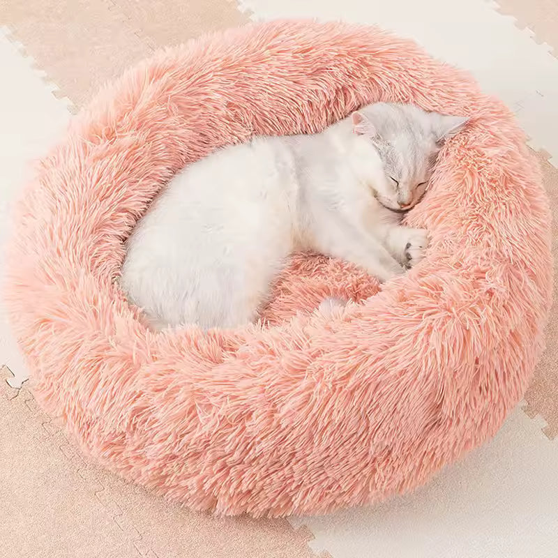 PetNest™ Cozy Plush Calming Bed